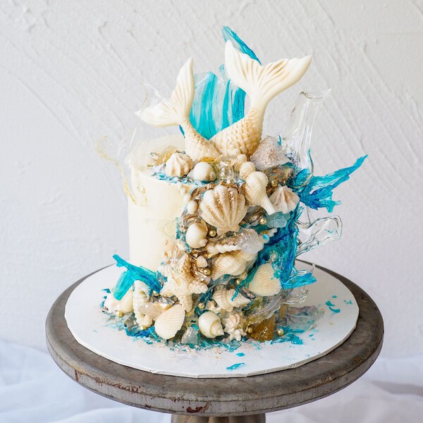 Syren Cake | Mermaid Theme Cake